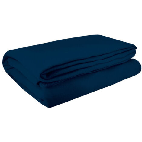 Manta polar extra grande REST  Azul marino orión