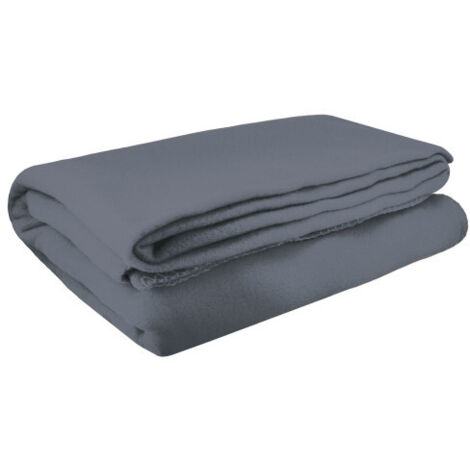 Manta polar extra grande REST  Gris humo