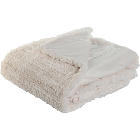 Manta Poliester 220X240X1 580 Gsm Cama Crudo