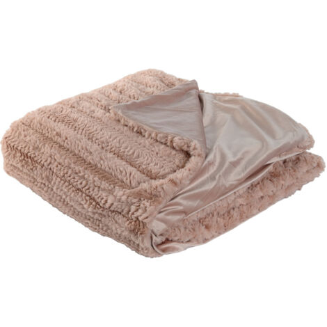Manta Poliester 220X240X1 580 Gsm Cama Rosa Palo