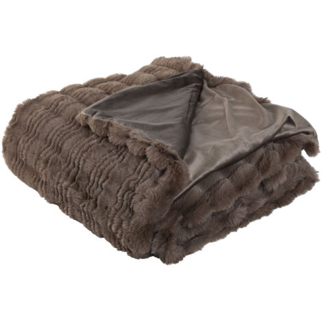 Manta Poliester 220X240X1 650 Gsm Cama Marron