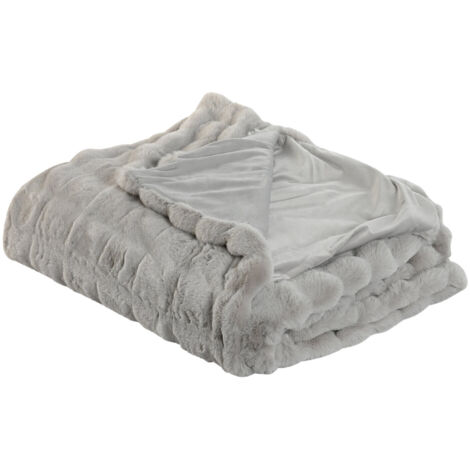 Manta Poliester 220X240X1 800 Gsm Cama Gris Claro