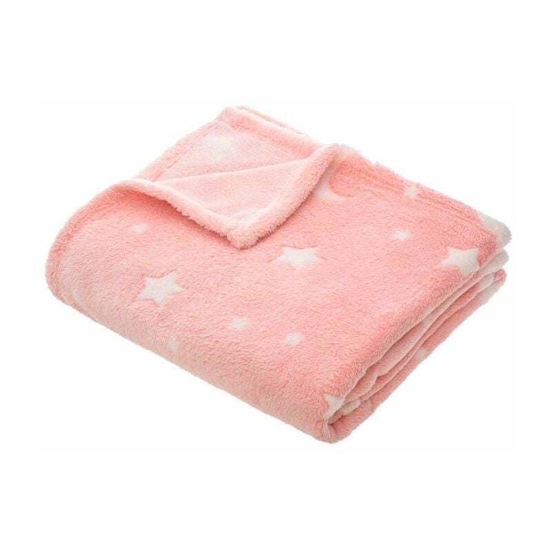 

Manta suave de poliéster fosforescente 150x125cm Color ROSA