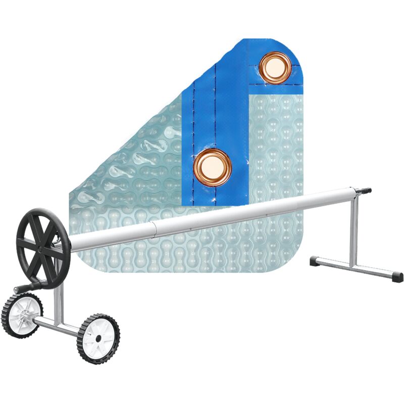 

MANTA TÉRMICA (11x3.5m) (COBERTOR TÉRMICO-CUBIERTA ISOTÉRMICA-TOLDO PARA PISCINA) DE 500 MICRAS SOLAR ENERGY CON REFUERZO EN TODO EL CONTORNO +