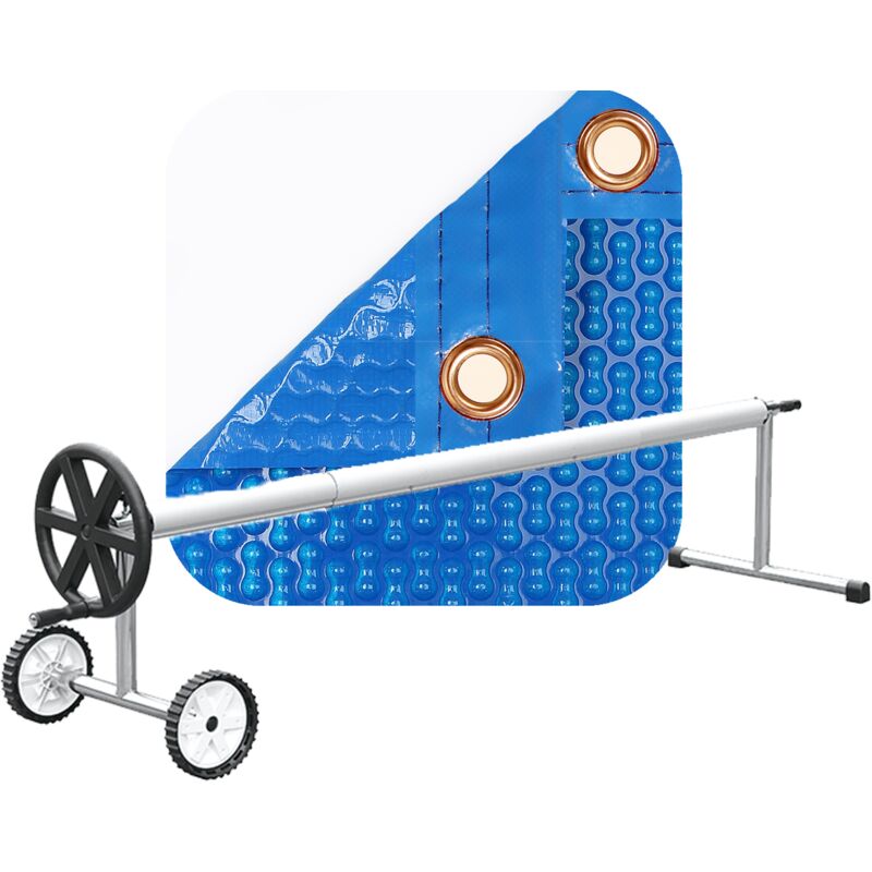 

MANTA TÉRMICA (12x4m) (COBERTOR TÉRMICO-CUBIERTA ISOTÉRMICA-TOLDO PARA PISCINA) DE 700 MICRAS GEO BUBBLE REFORZADA CON POLIETILENO Y CON REFUERZO EN