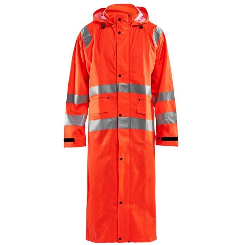 Manteau de pluie haute visibilité niveau 1 4325 - Orange fluo m