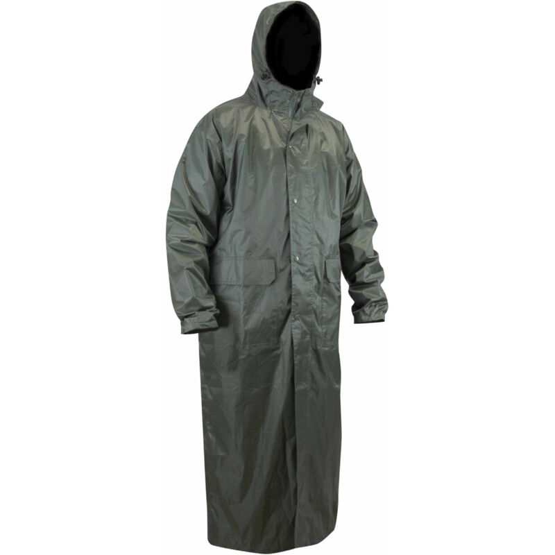 LMA – Veste de pluie imperméable 100% polyester – Capuche ajustable – Coutures étanches – Doublure filet pour confort – Taille XXL