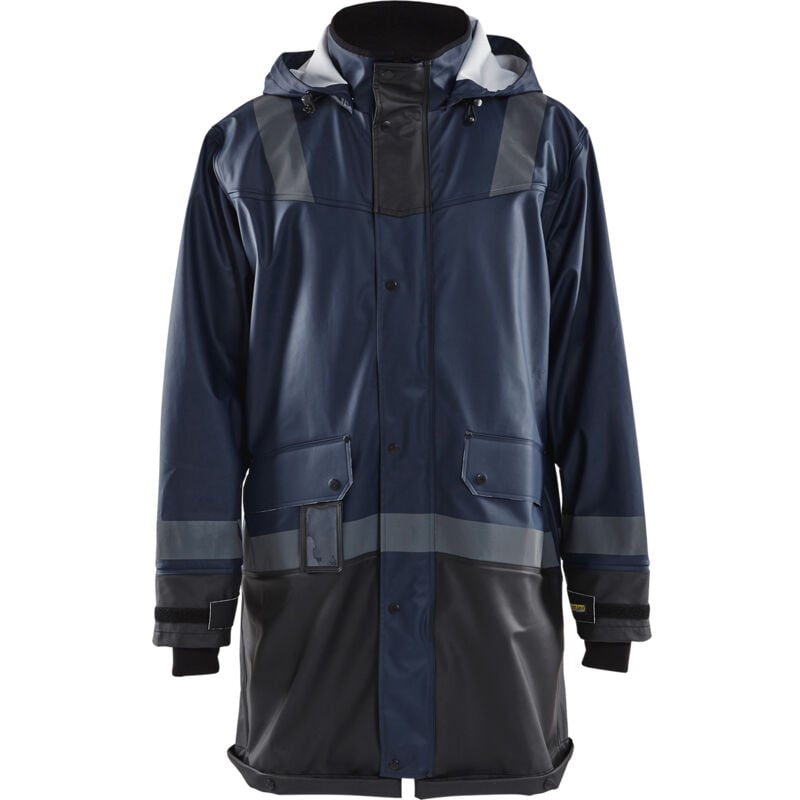 Manteau de pluie niveau 2 4321 - Marine foncé/Noir xs