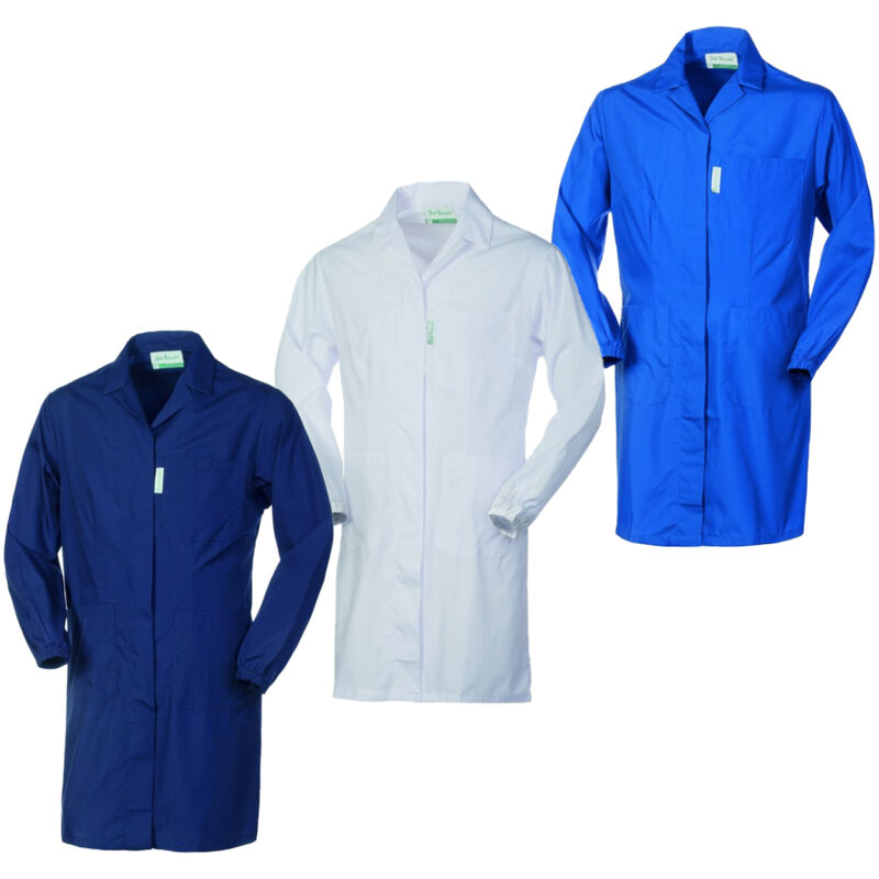 Blouse de travail femme tissu mélangé blanc - taille m - Maxiburo