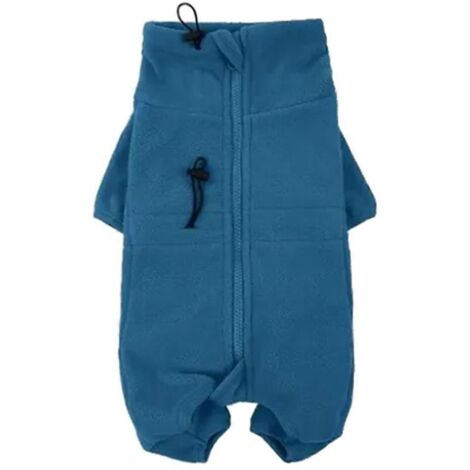 Manteau d'hiver pour chien, pull-pyjama polaire, vêtements chauds pour animaux de compagnie, taille S