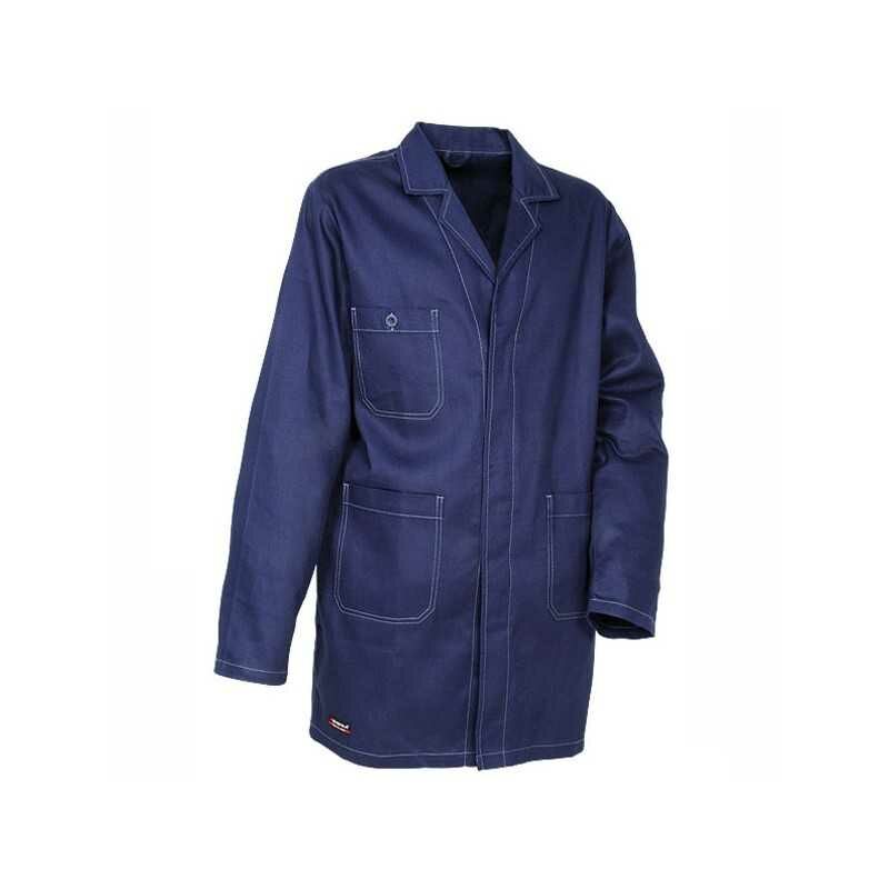 Manteau en coton bleu marine 52 Namibia Cofra