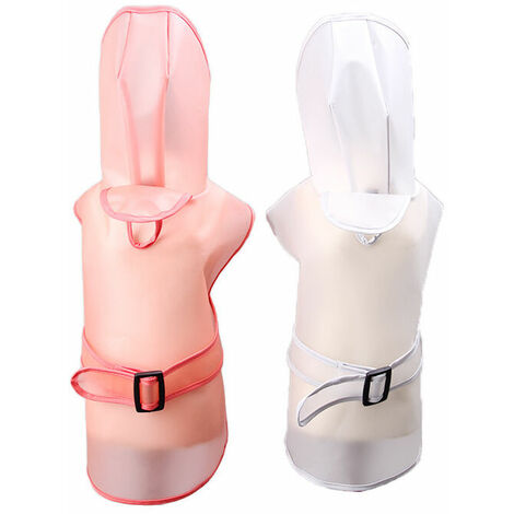 Manteau imper pour chien avec capuchon en transparent-Pour chiens de petite et moyenne taille