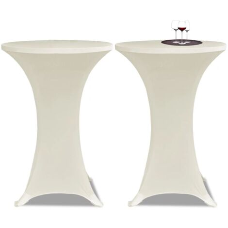 Mantel Ø80cm Stretch crema 2uds DEC022500