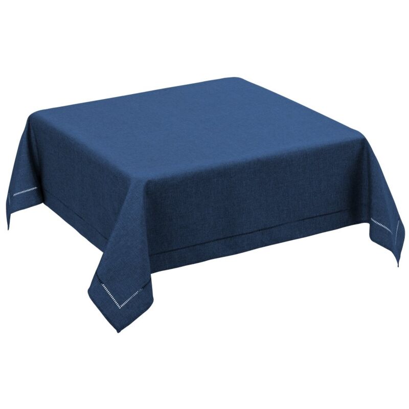 

Mantel azul de tela clásico de 150x150 cm