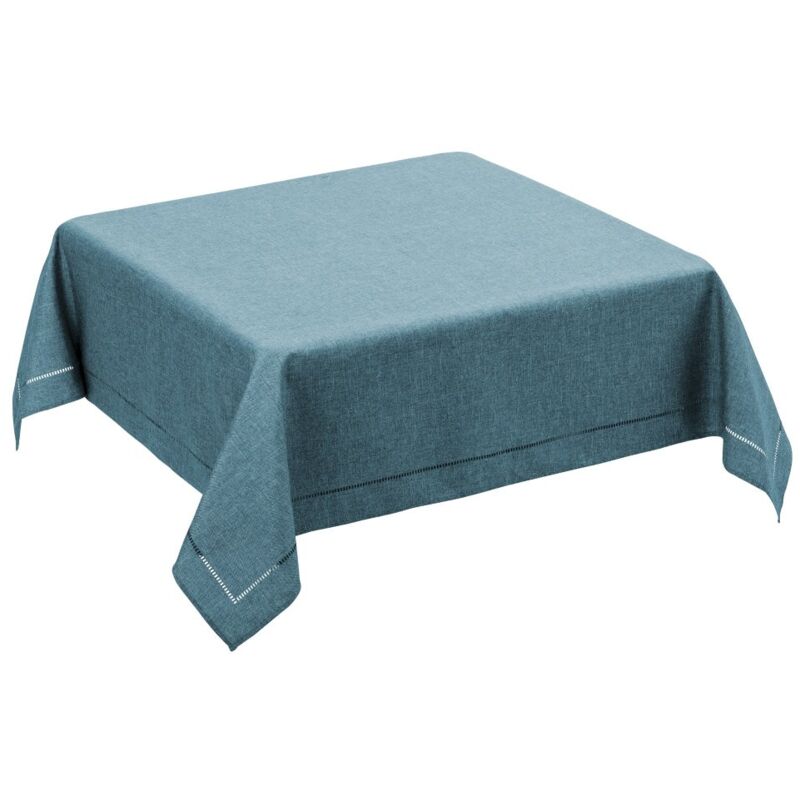 

Mantel azul de tela clásico de 150x150 cm