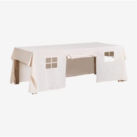 Mantel Casita en Algodón Jenna Kids SKLUM Beige Crema