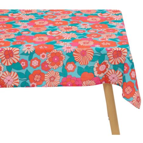 Mantel Cha cha pop 140x240cm azul - Atmosphera créateur d'intérieur