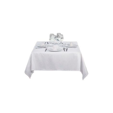 Mantel cuadrado de tela para hostelería DINNER VALENTO  Blanco
