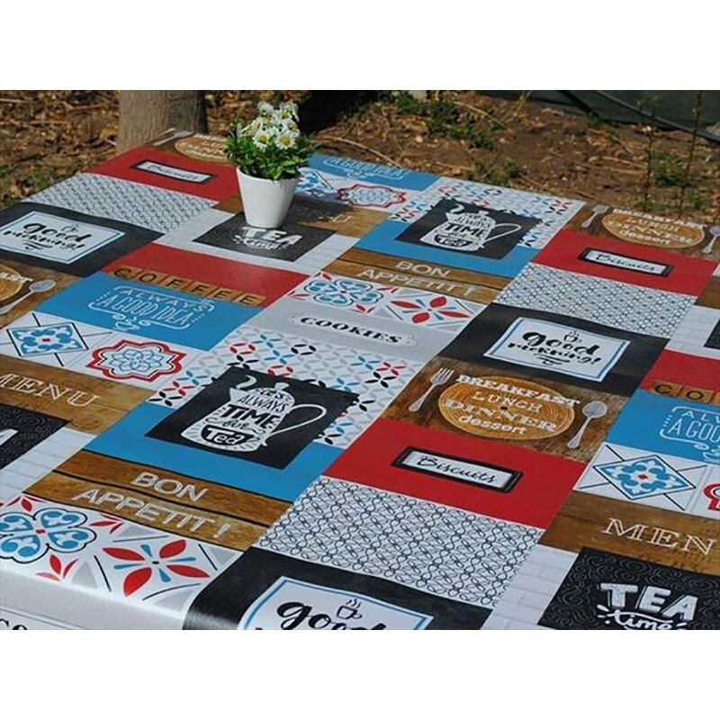 

Mantel de Hule Estampado Vintage Motivos Cocina 140x200 cms