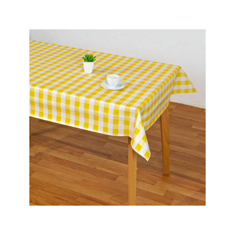 

Mantel Huletec Pic-Nic Amarillo PVC 140cms Redonco