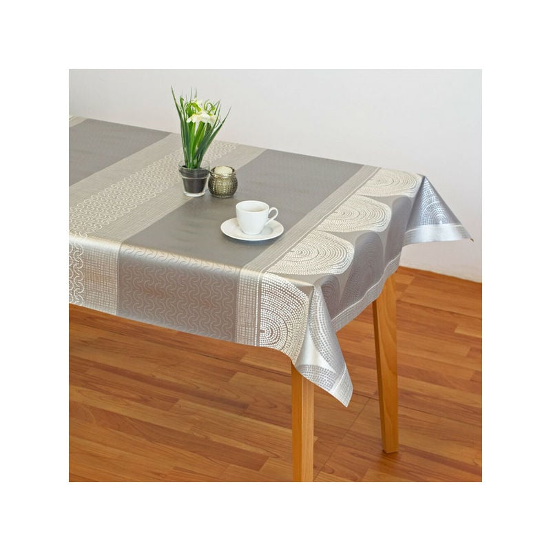 

Mantel Huletec PRAIA PLATA 140cms Redondo