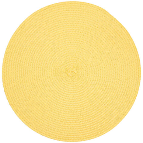 Mantel individual Ø38 cm amarillo