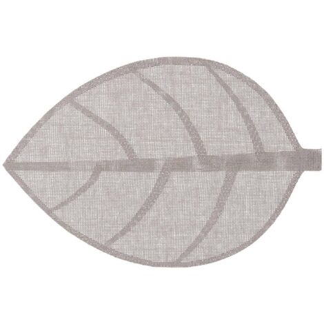 Mantel individual hoja gris claro 50x33cm - placemats papel gris claro, tamaño l. 50 x l. 33 cm - Sg secret de gourmet