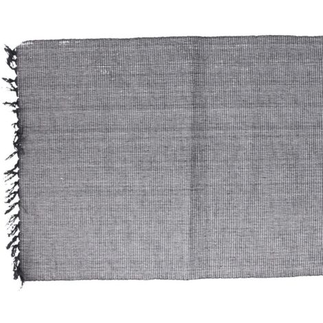 Mantel individual rectangular 35x50 cm en algodón reciclado gris Basic Line