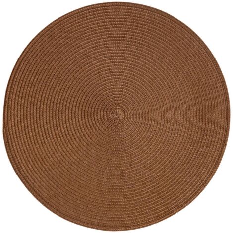 Mantel individual tejido d38cm camel oscuro - Sg secret de gourmet