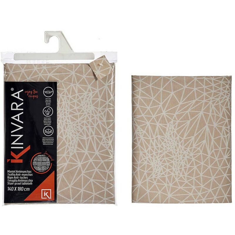 

Mantel Jacquard Abstracto Beige (140 x 180 cm)