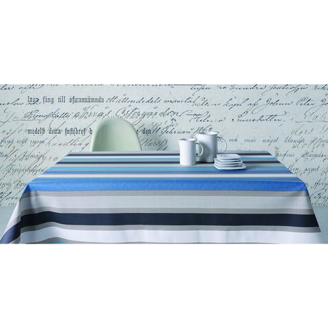 Mantel Louvre Caravaggio azul  - 140 cm - 25 m