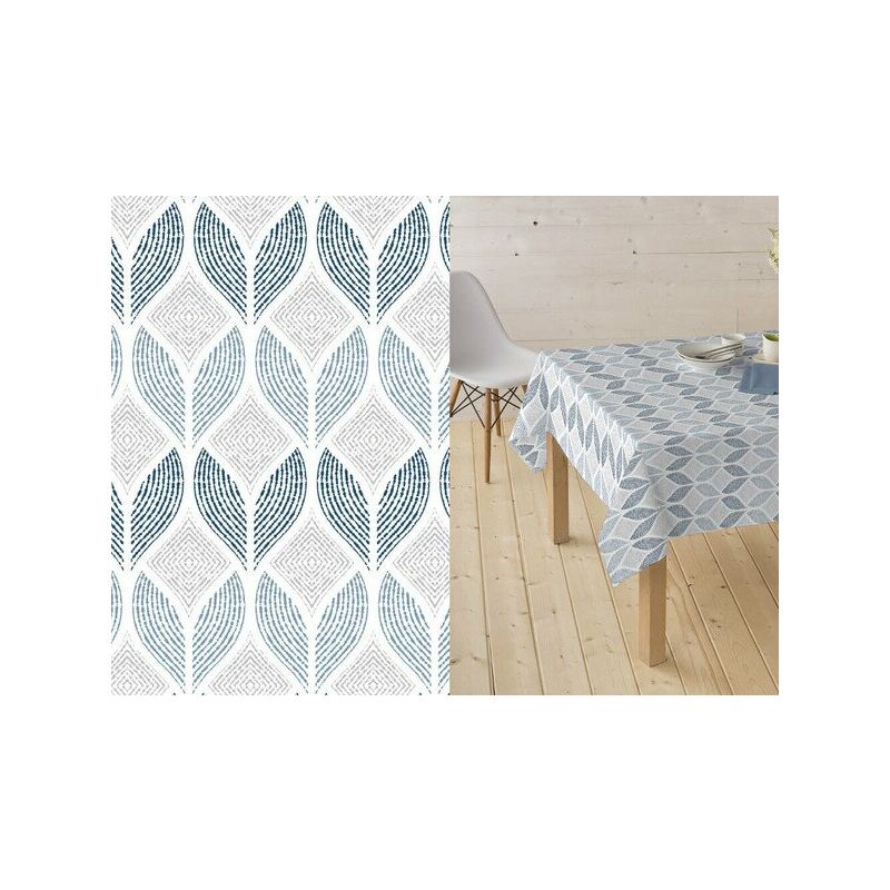 

Mantel Resinado Estampado Matilde Azul 140x200 - Hulehule