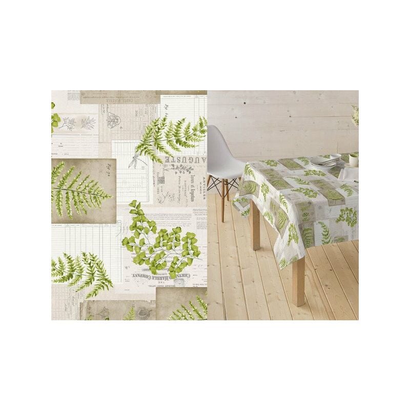 

Mantel Resinado Estampado Teridium Verde 140x350 - Hulehule