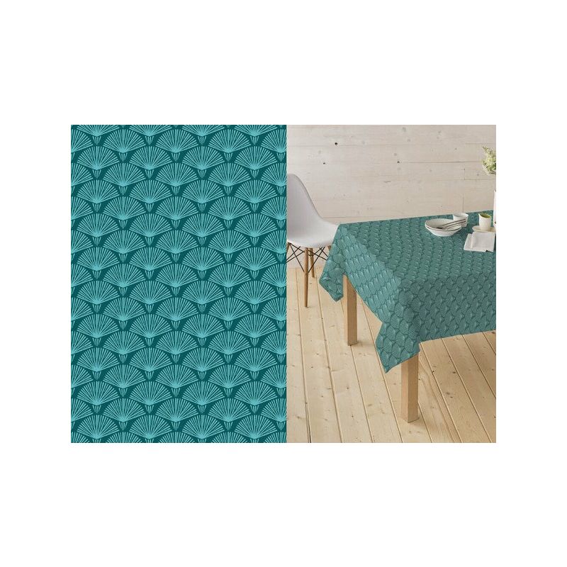 

Mantel Resinado Estampado THEO Verde 140x300 - Hulehule