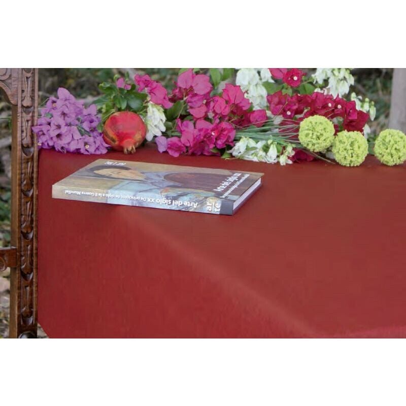 

Mantel Resinado Grande 180x100 Burdeos