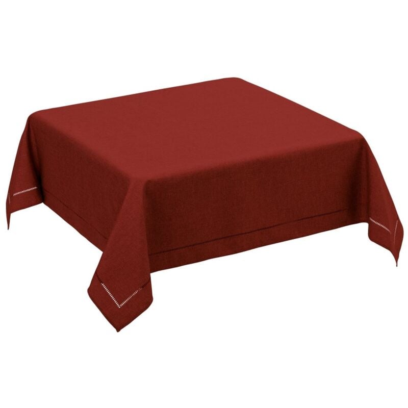 

Mantel rojo de tela clásico de 150x150 cm