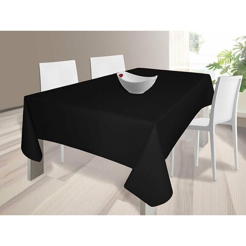 

Mantel Tela Resinada Antimanchas Negro 140x400