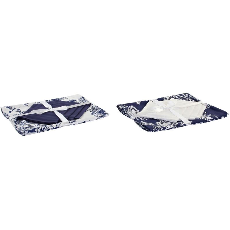 

Mantel y servilletas DKD Home Decor Algodón (2 pcs) (150 x 150 x 0.5 cm)