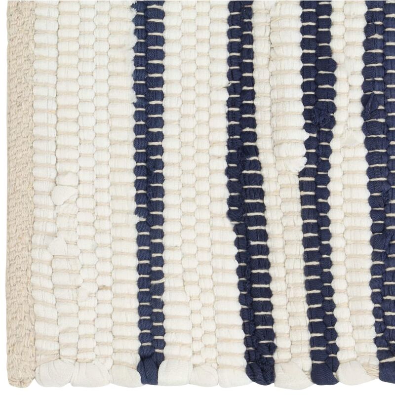 

Manteles individuales 6 unidades algodon azul y blanco 30x45 cm