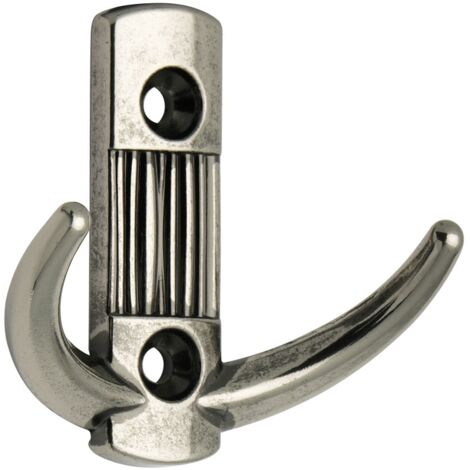 Mantelhaken Argentum Breite 60 mm, Höhe 57 mm, ZN altsilber