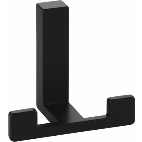 Mantelhaken Doradus Garderobenhaken 70x61 mm Haken ZN schwarz matt