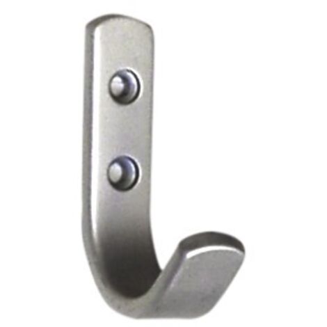 Mantelhaken Majoris Breite 18 mm, Höhe 72 mm, Aluminium natur eloxiert
