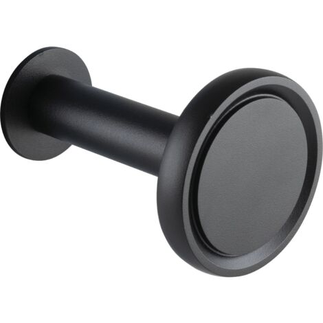 Mantelhaken Palos Tiefe 116 mm Garderobenhaken Aluminium schwarz