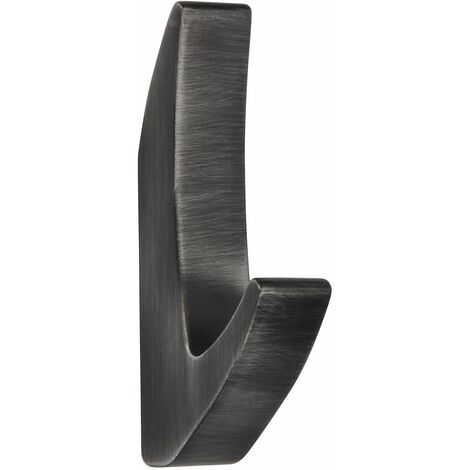 Mantelhaken Salina Breite 15 mm, Höhe 81 mm, ZN eisenfärbig gebürstet matt