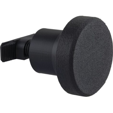Mantelhaken Saton für Akustik- und Designpaneele ø50mm schwarz
