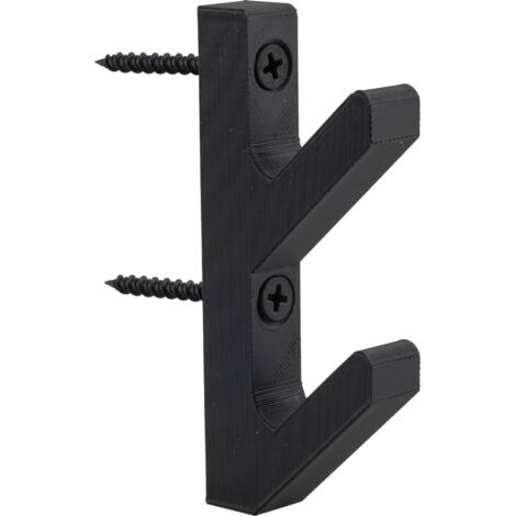 Mantelhaken Sinon für Akustik- und Designpaneele 90mm schwarz