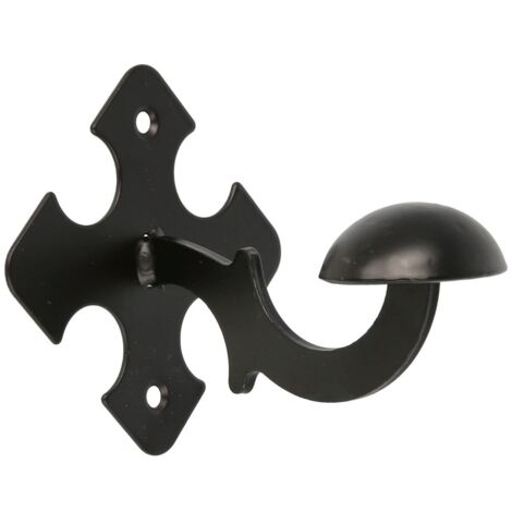 Mantelhaken Stahl Kleiderhaken antikes Design Wandhaken Garderobenhaken rustikal Messing Antik