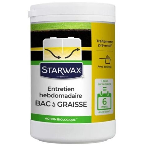 Mantenimiento Bandeja Grasa Semanal 6 Meses 750G STARWAX