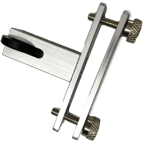 Mantenimiento sencillo de violines con herramientas de reparación de puente ajustables para luthiers (plata)