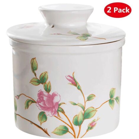 Mantequera de 2 piezas, caja para queso y té, soporte para mantequilla, tarro para crema, caja de almacenamiento de cocina, organizador de cocina, recipiente para mantequilla, contenedor de mantequill